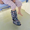 1pcs Autumn Winter Gypsum Warm Shoe Covers Foot Fractured Injured Patients Rehabilitation Adjustable Elasticity Gypsum Socks 2