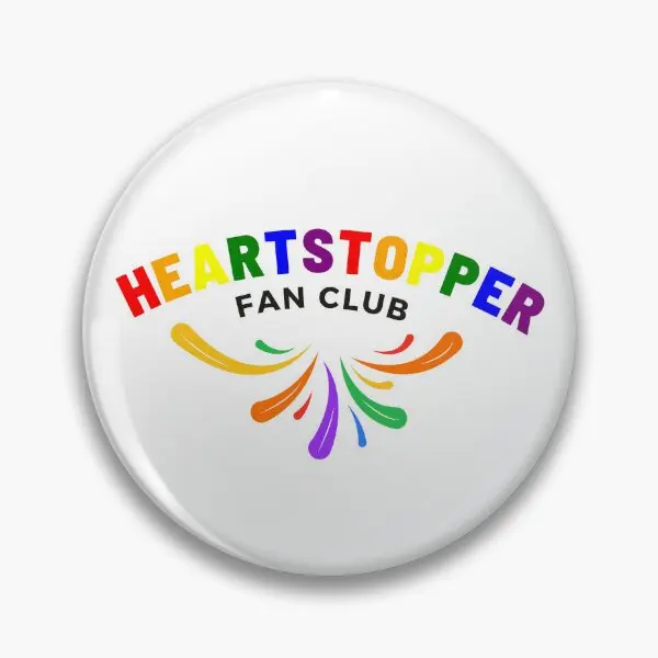 Heartstopper Fan Club Soft Button Pin Creative Funny Collar Decor Metal Cute Clothes Badge Lover Jewelry Cartoon Gift Women Hat