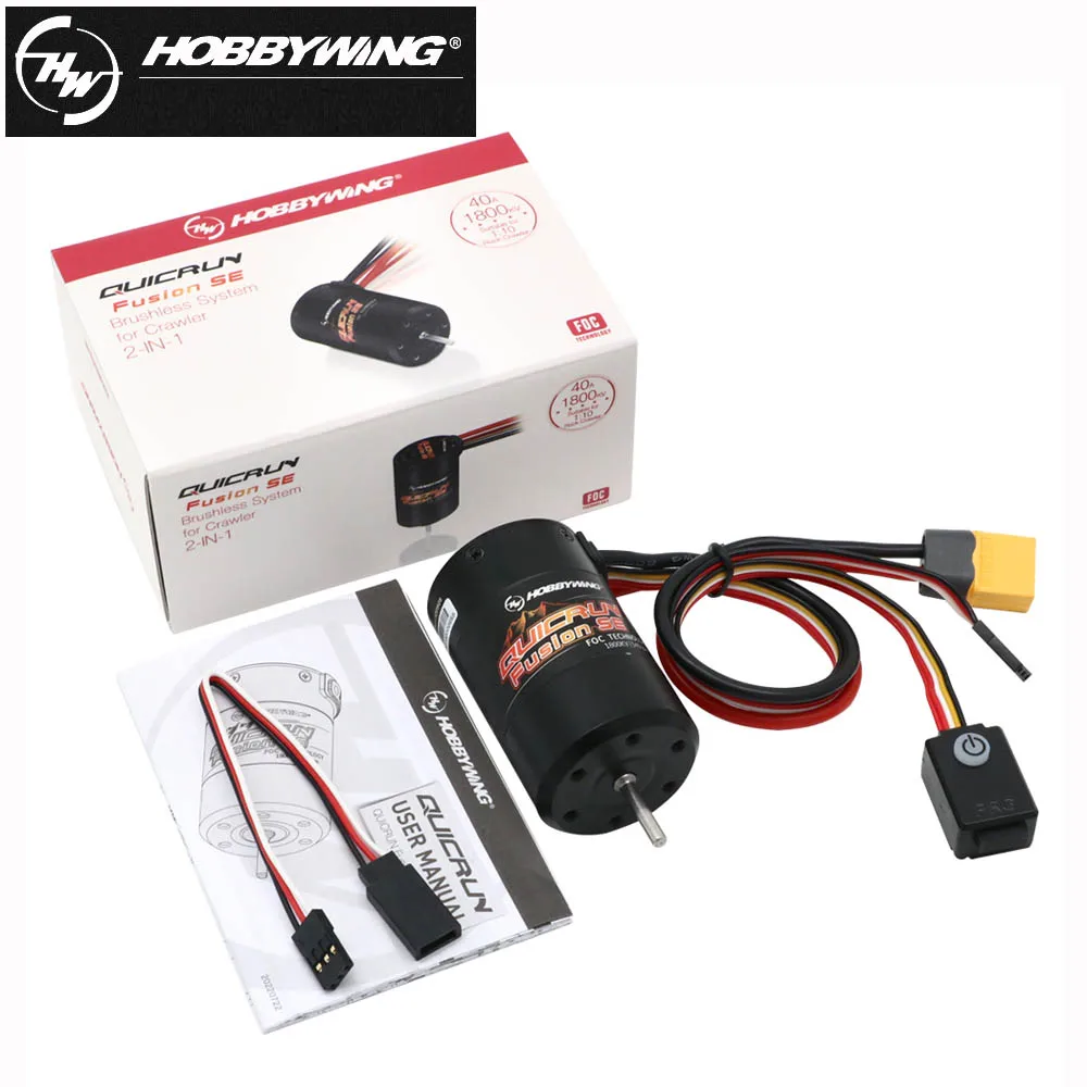 ホビーウィング-車用1200kv/1800kv 2-3s用の統合された