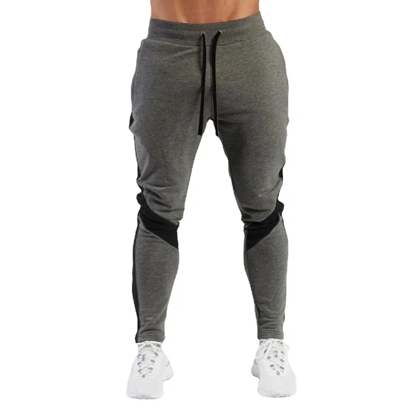 

2023 Men's Pants Color Matching Slim-fit Pants Exercise Jogging Pants Casual Sweatpants Men Clothing