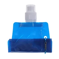Botella de agua plegable de silicona ultraligera portátil, bolsa de agua, suministros para deportes al aire libre, senderismo, Camping, matraz suave - Imagen 5