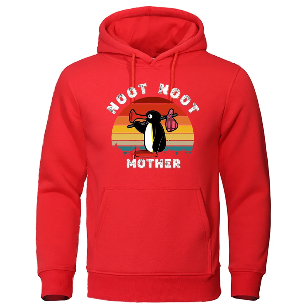 Felpa Con Cappuccio Unisex Noot Noot Retro, Stampa Quality B&S Boutique