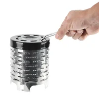 Warmer Camping Heating Mini Portable Gas Heater Camping Picnic Outdoor Heater Cover Propane Stainless Steel Tent Gas Heater 4