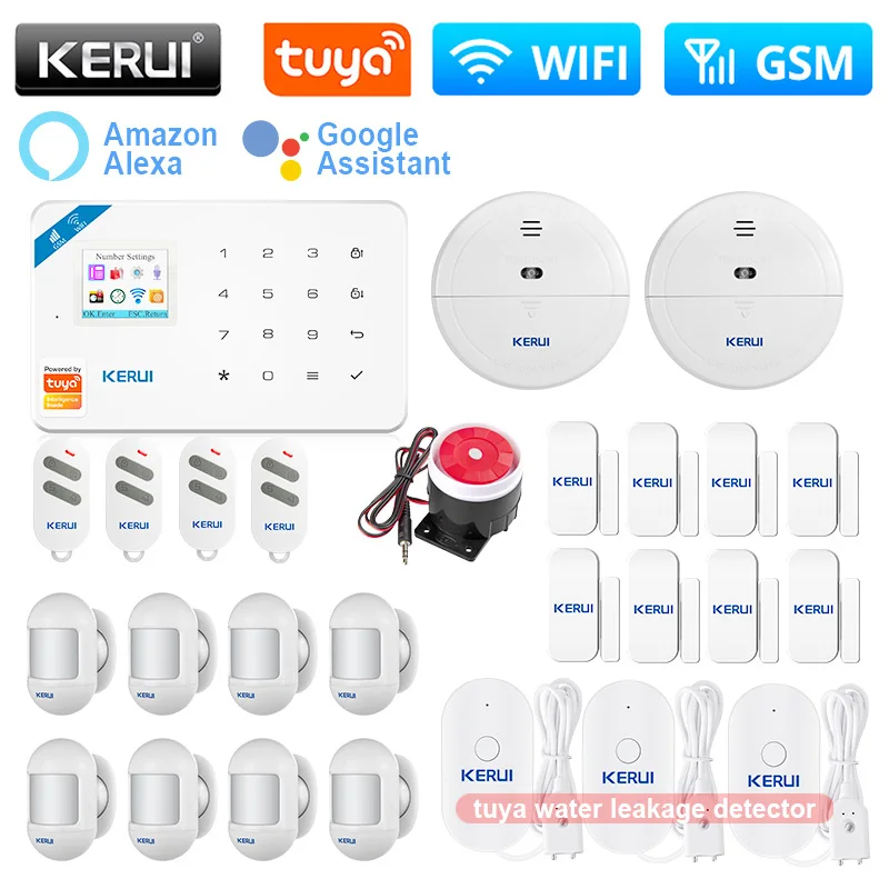 KERUI W181 Alarm System WIFI GSM Alarm Tuya Smart Support Alexa Motion