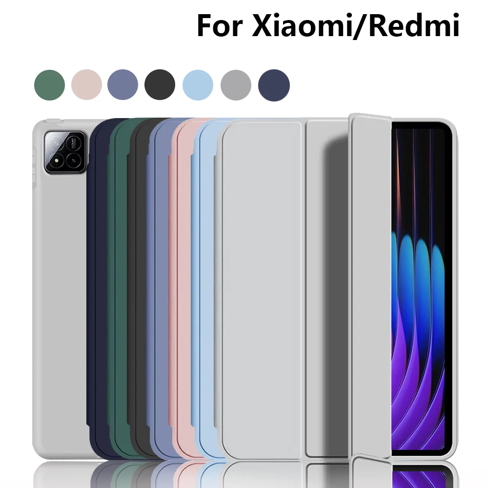 Premium Trifold Stand Tablet Case with Soft TPU Back and Auto Wake/Sleep Feature