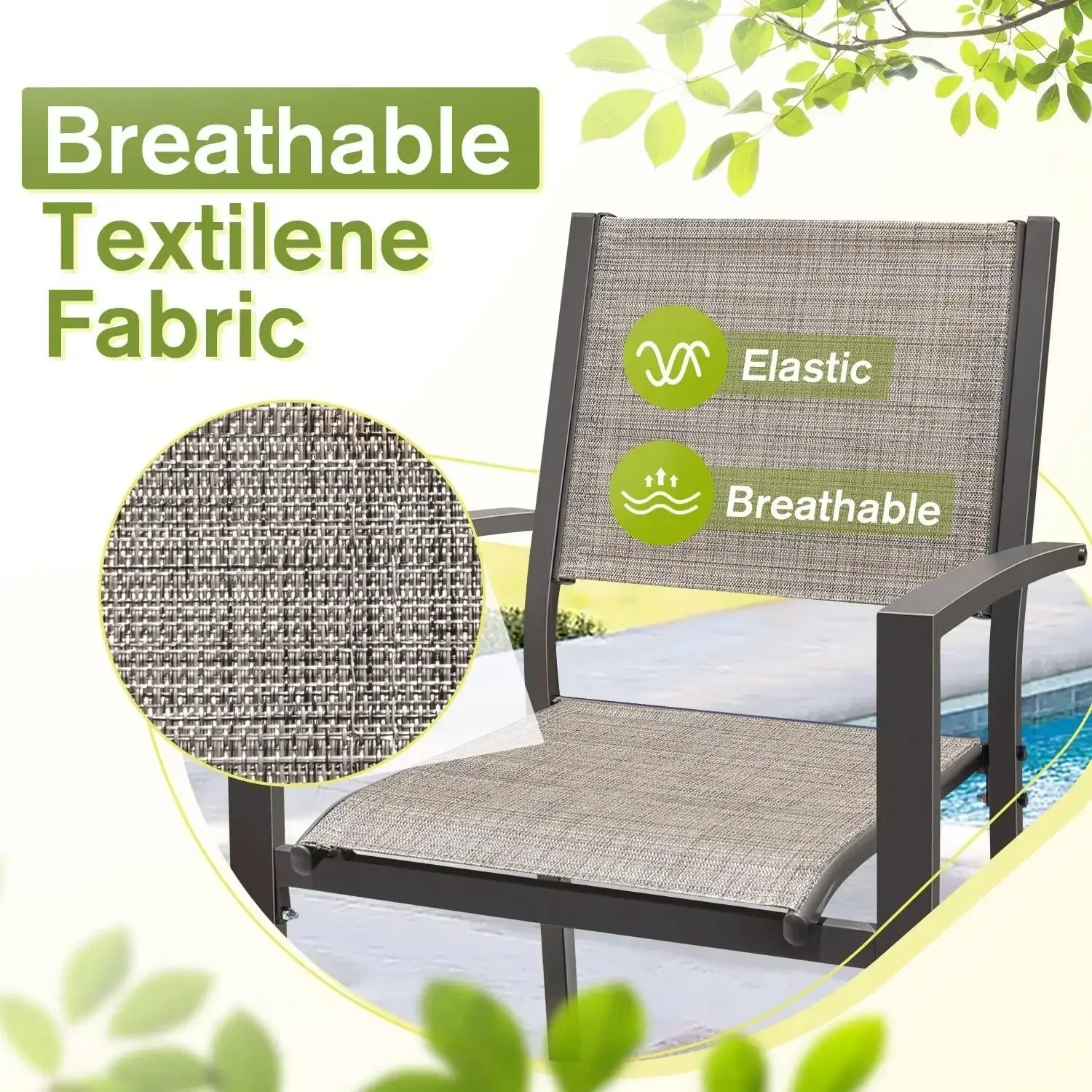 7 Piece Outdoor Patio Dining Set 4