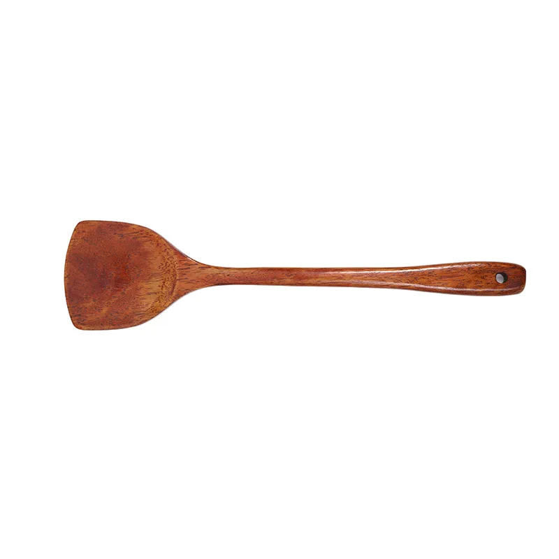 Wooden Spatula Kemu Old Lacquer Kitchenware Wooden Soup Spoon