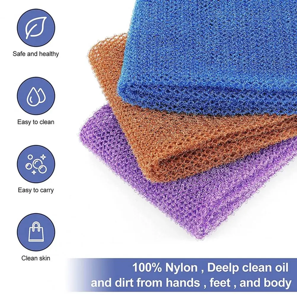 Exfoliating Washcloth Remove Dead Skin Back Scrubber Towel for Household