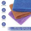 Exfoliating Washcloth Highly Elastic Vivid Color Remove Dead Skin Back Scrubber Towel for Household 3