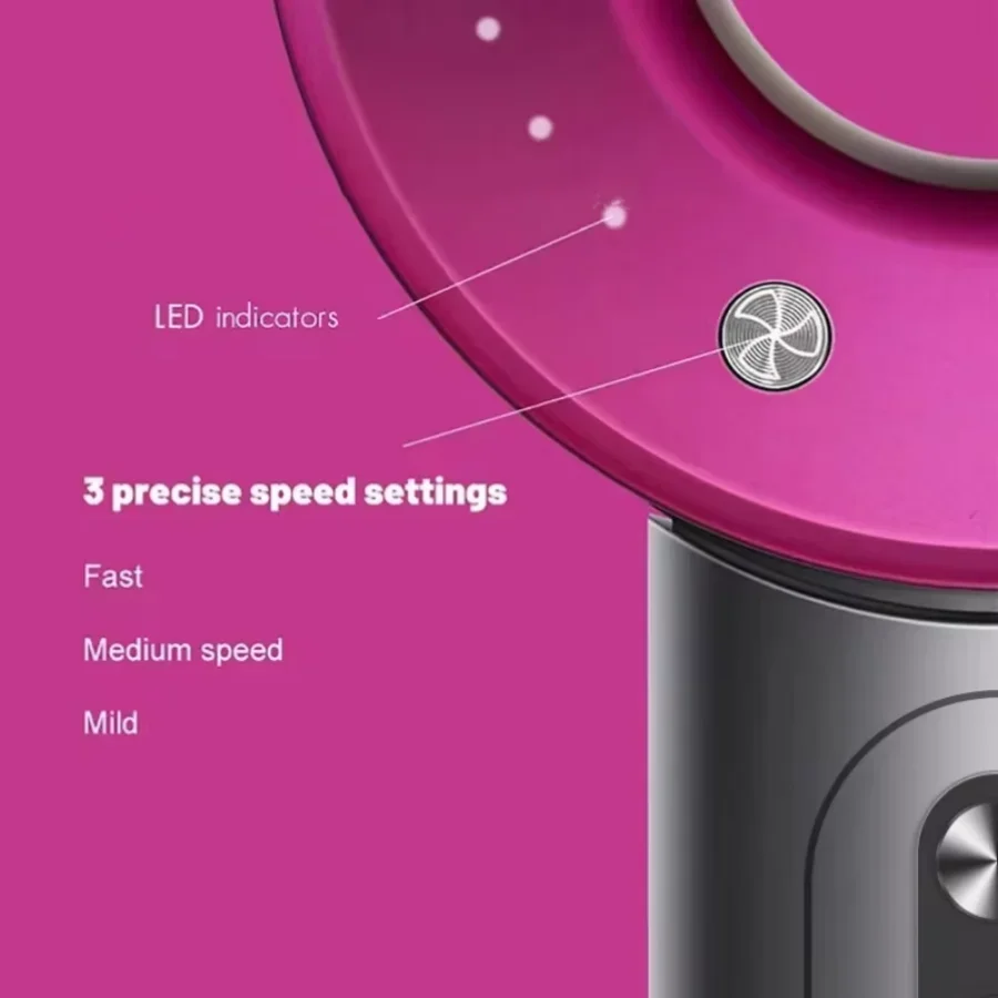 Description Picture 6 of itemLeafless constant temperature hair dryer for personal hair care and styling; home professional hair style accessories kit (5+1)