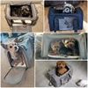Portable Dog Cat Carrier Bag Pet Puppy Travel Bags Breathable Mesh Small Dog Cat Dogs Outdoor Tent Carrier Outgoing Pets Handbag 6