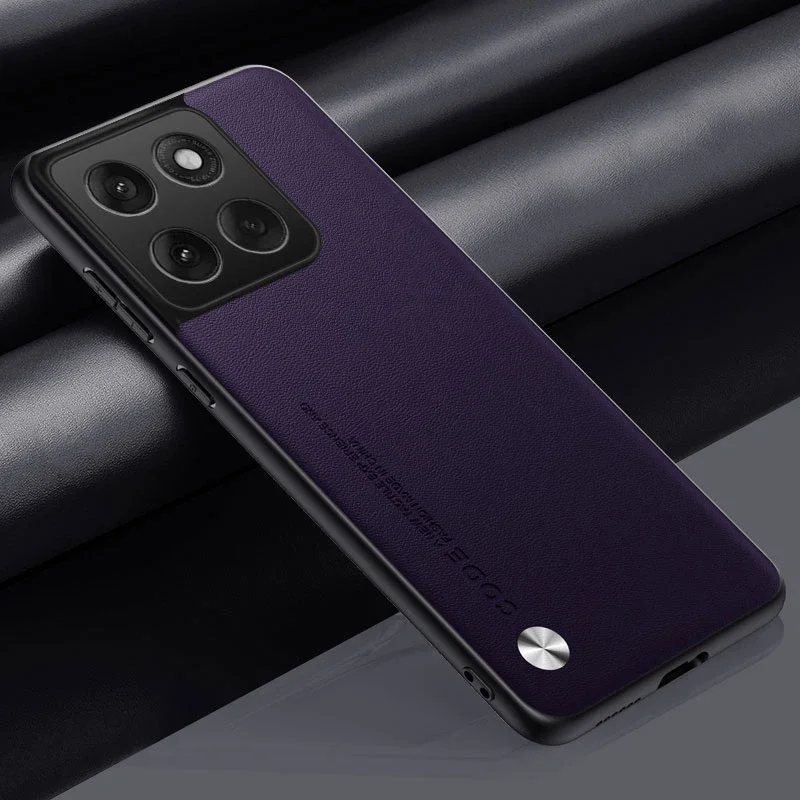 Luxury Soft Leather Shockproof Silicone Phone Case - Premium Back Cover