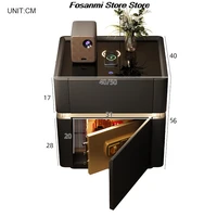 Умная тумбочка «все в одном» с беспроводным зарядным устройством, многофункциональный высококачественный сейф для спальни с современным дизайном — изображение 6