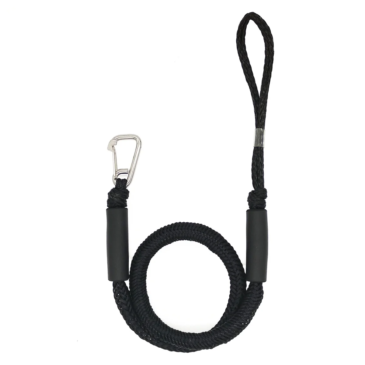

Boat Bungee Dock Lines Marine Mooring Rope for Motor Kayak Anchor Rope Cord Dockline Boats Kayak Accessories Black
