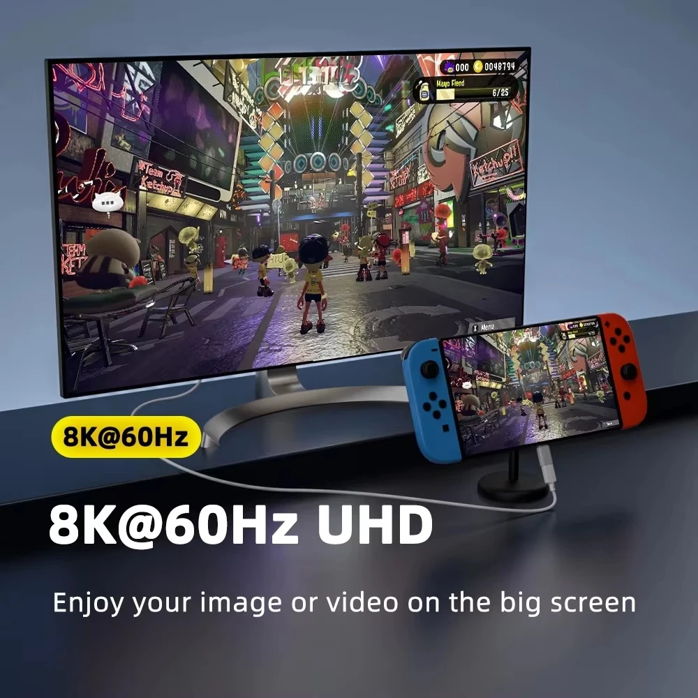 NNBILI PD140W USB3.1 유형 C-USB C 고속 충전 어댑터 40Gbps 데이터 동기화 커넥터 MacBook 용 8K@60Hz USB C OTG 변환기