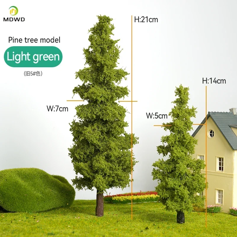 Model Train Layout Wire Tree Model Simulation Tree 14/21cm Military Sand Table Material Handmade Diy Landscape