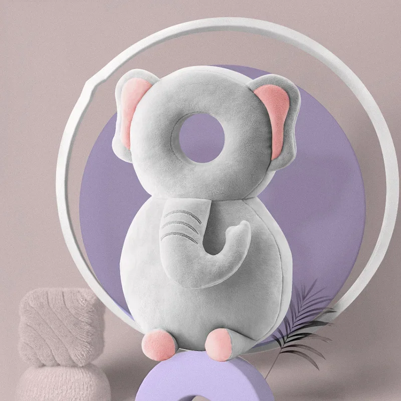 1-3 Year Baby Security Head Protector Backpack Pillow Cartoon Toddler Cushion Plush Style Pillow for Kid Children Soft PP Cotton