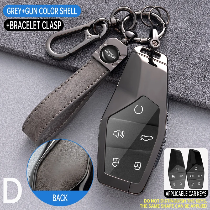 ISDORE Premium Leather Key Fob Case Compatible With MG4 EV, ZS, MG5 - View #5