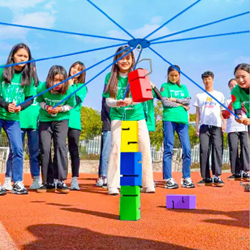 5th floor Co building Tower Expansion Training Props Outdoor Game Team Building Activities Parent Child Summer Camp Sports Toy
