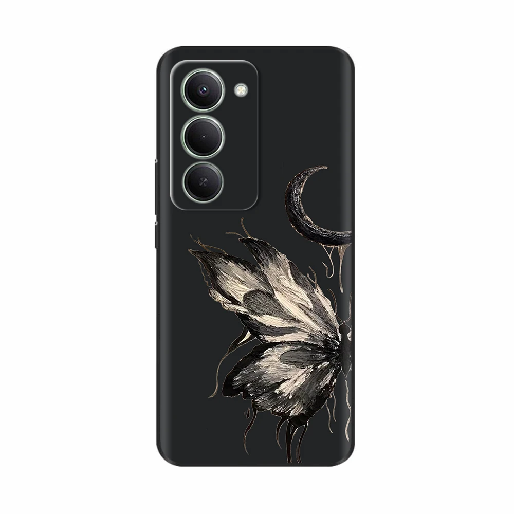 Cute Design Soft Silicone Phone Case - Stylish Painted Back Cover