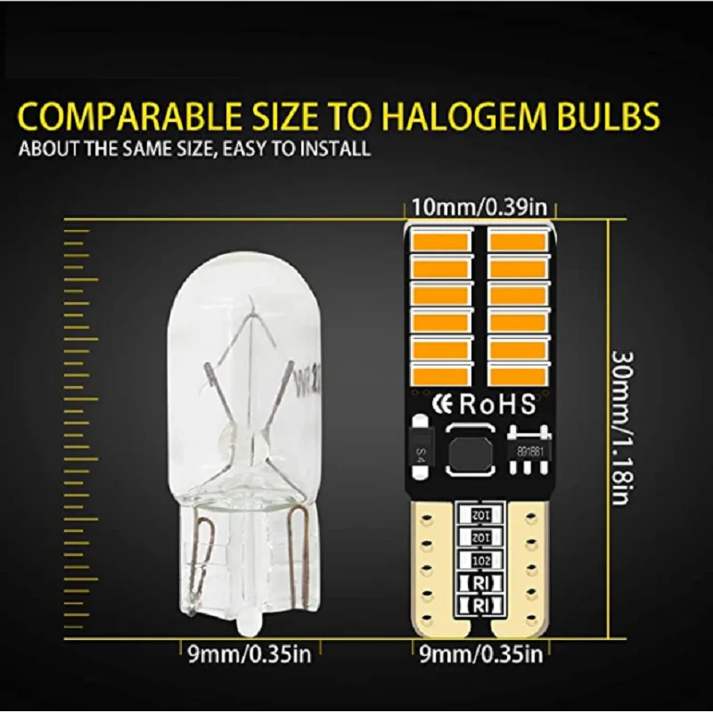 LED ڵ ڵ , t10, w5w Canbus 4014 24SMD, 8W 6000K ߱ ̿,  ,  ǰ ȭƮ, 10 