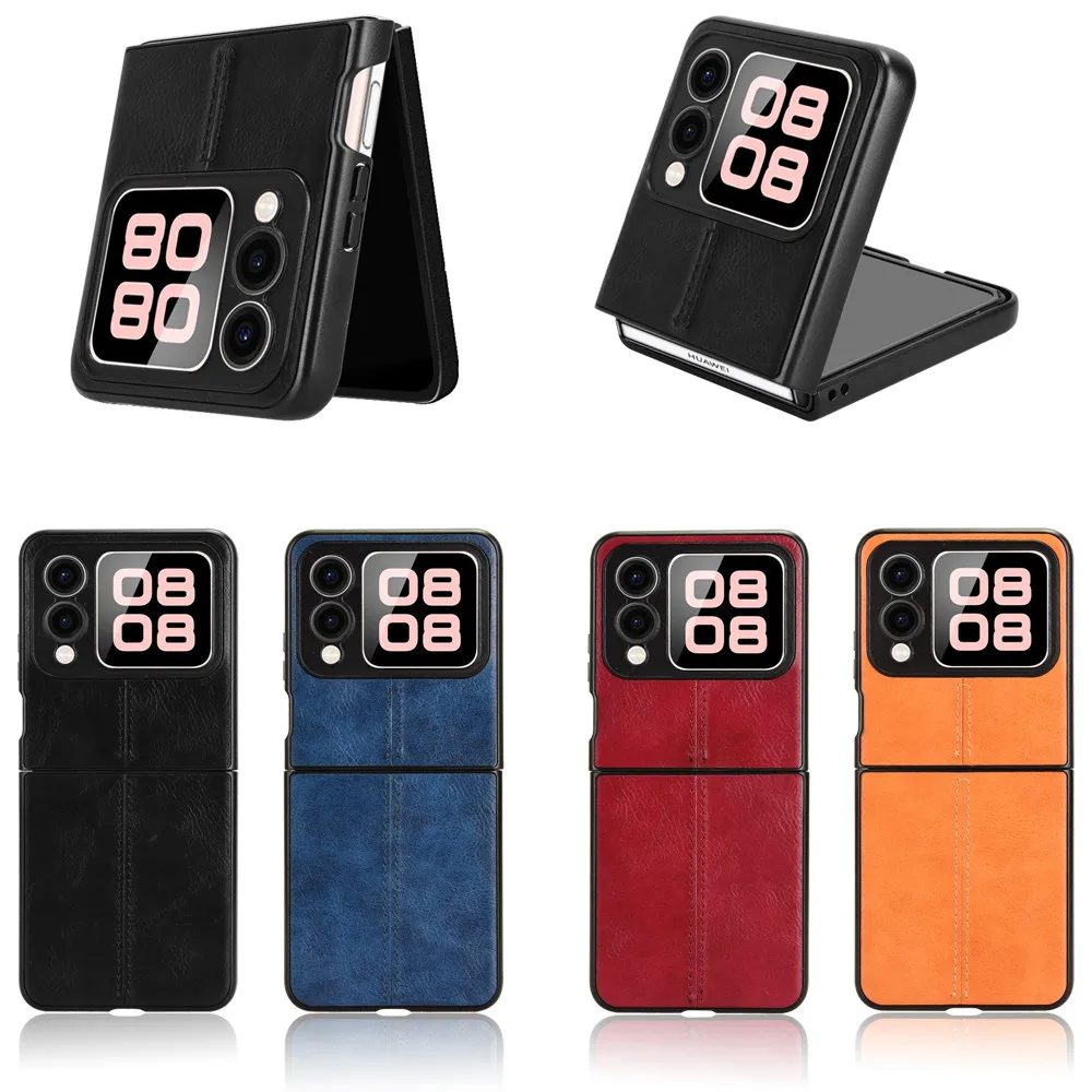 Luxury Calfskin PU Leather Hard Back Cover Case
