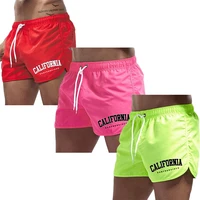 3 Pack Men's California Board Shorts High Quality Male Beach Casual Sports Shorts Summer Daily Cycling Running Fitness Shorts 2