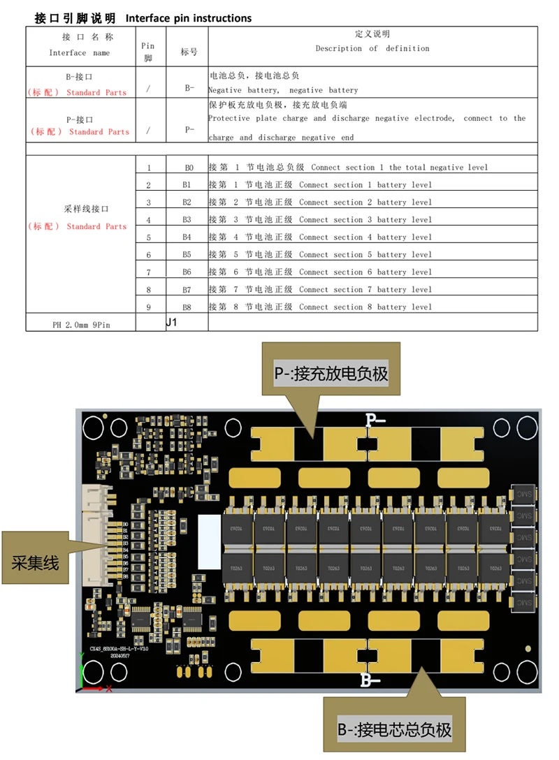 3.2V 100A 150A 200A LiFePo4 Batterie Smart Active BMS Balance 3.2V 4S 8S 105Ah 280Ah 320Ah 340Ah 360ah LiFePo4 batteria intelligente BMS - immagine 2