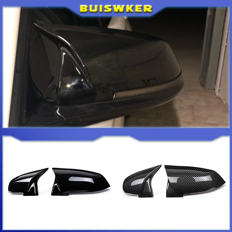 

For BMW 1 2 3 4 Series F20 F30 F31 F32 F36 2012 - UP 320i 328i 330d 335i M3 M4 Look Replacement style Carbon Fiber Mirror Cover