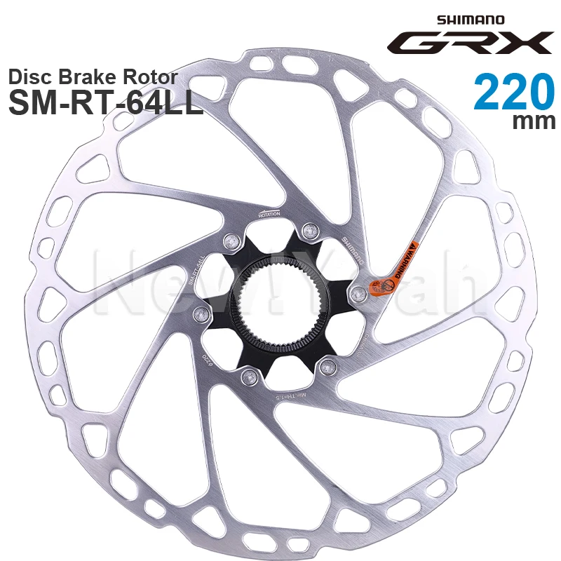 SHIMANO GRX DEORE SM-RT64 CENTER LOCK Disc Brake Rotor 220/203/180/160 mm Original Parts