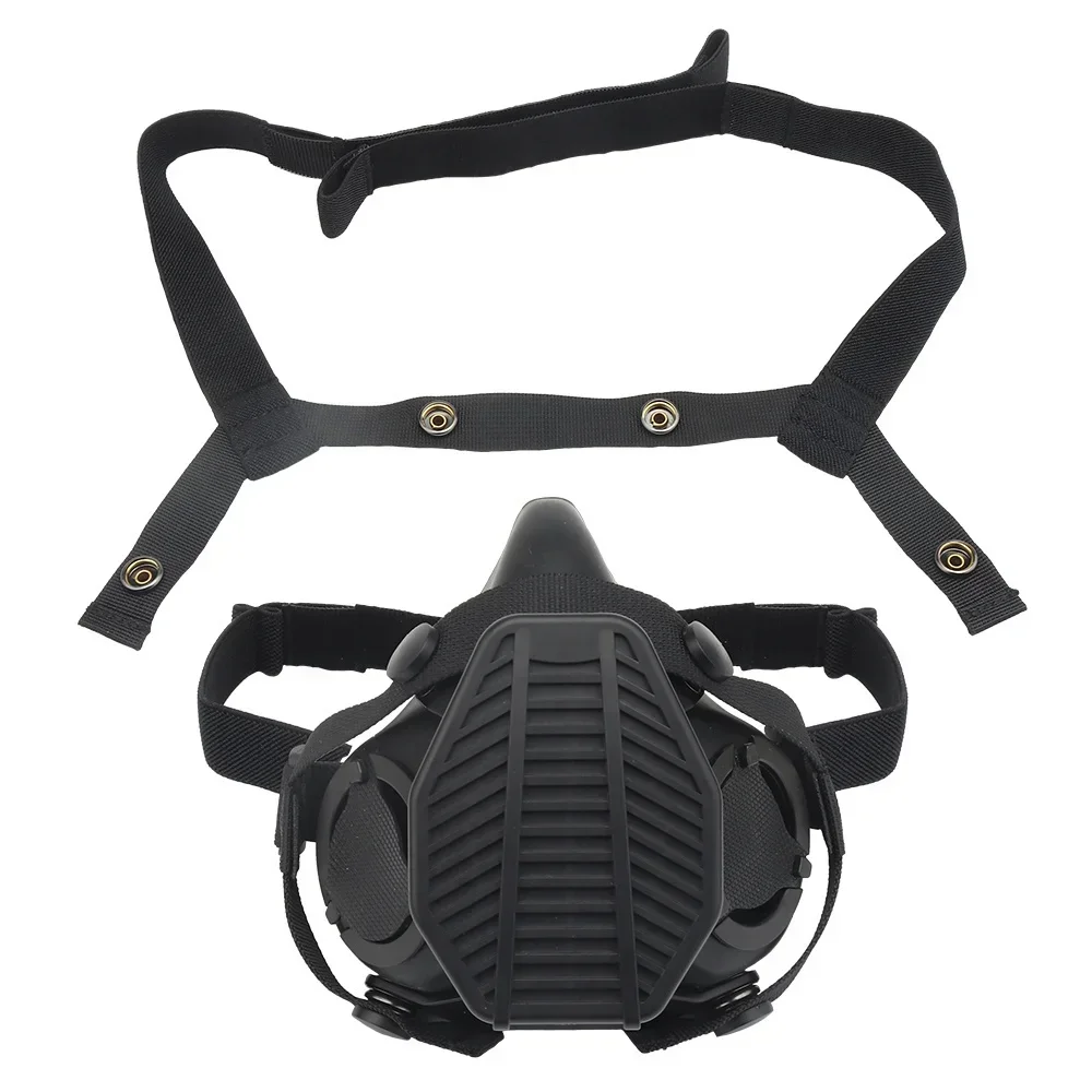 Tactical Respirator SOTR Special Operations Half-mask Replaceable Filter Antidust Mask Wargame Hunting Costume Accessories