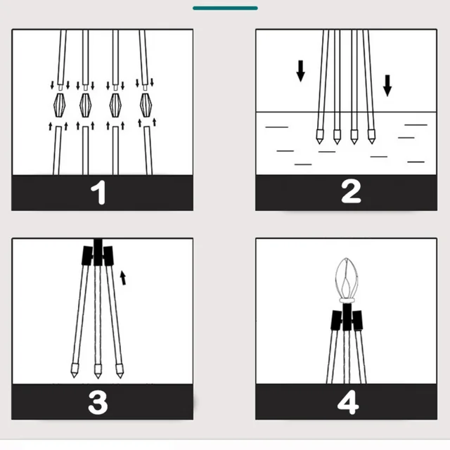 Növénytámogató Keret Kültéri Kerti Fém Obeliszk Hegymászó Növényi Tartó Cserepes Virágokhoz És Zöldségek Rácsához - Image 6