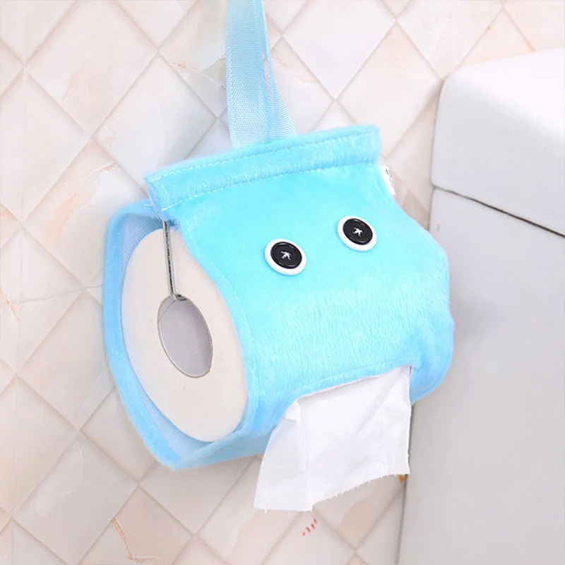 

Toilet Hanging Tissue Canister Box Holder Roll Paper Plush Cloth Tissue Case Kitchen Tools Decorative Tissue Boxes Napkins