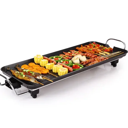 Huanyi large grill household Teppanyaki Korean commercial home appliance heating smokeless barbecue 68*28cm