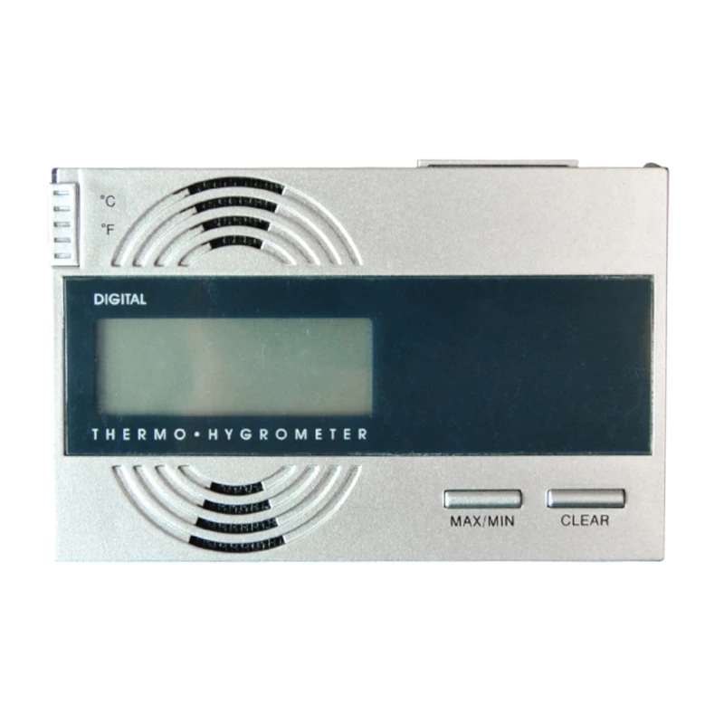 

Digital Thermometer Hygrometer (℉) Mini Humidity Temperature Meter Gauge LCD for Humidor Car Cellar