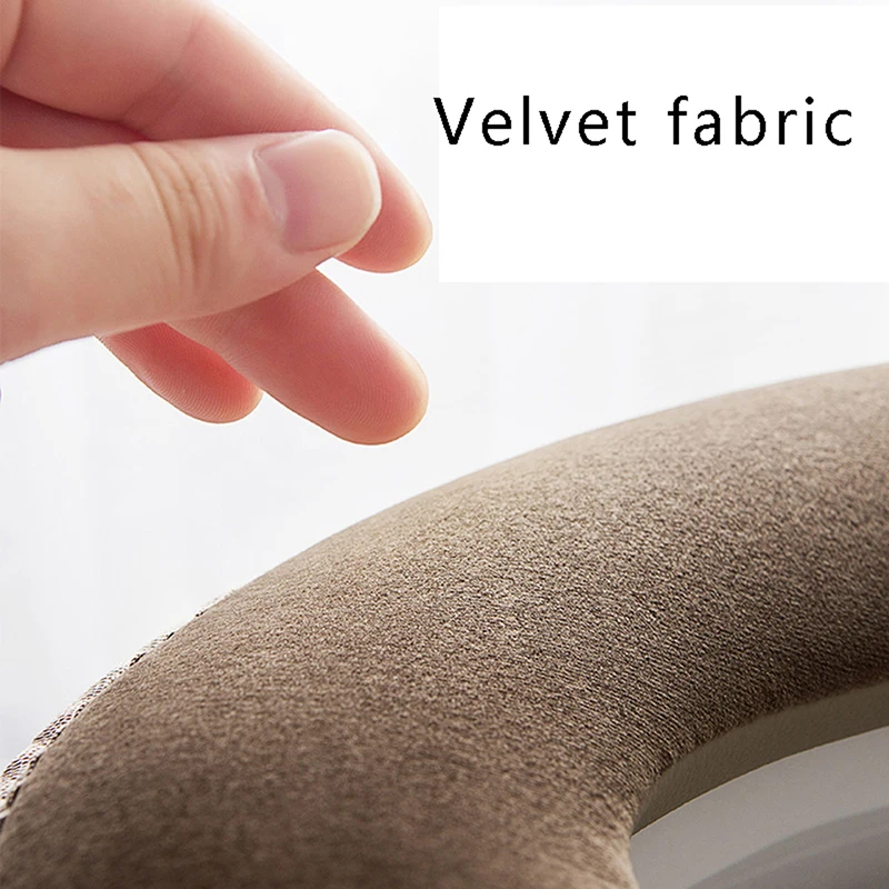 Toilet Seat Cover Toilet Seat Cushion Winter Warm Soft WC Mat Bathroom Washable Removable Zipper With Flip LidHandle Waterproof Household