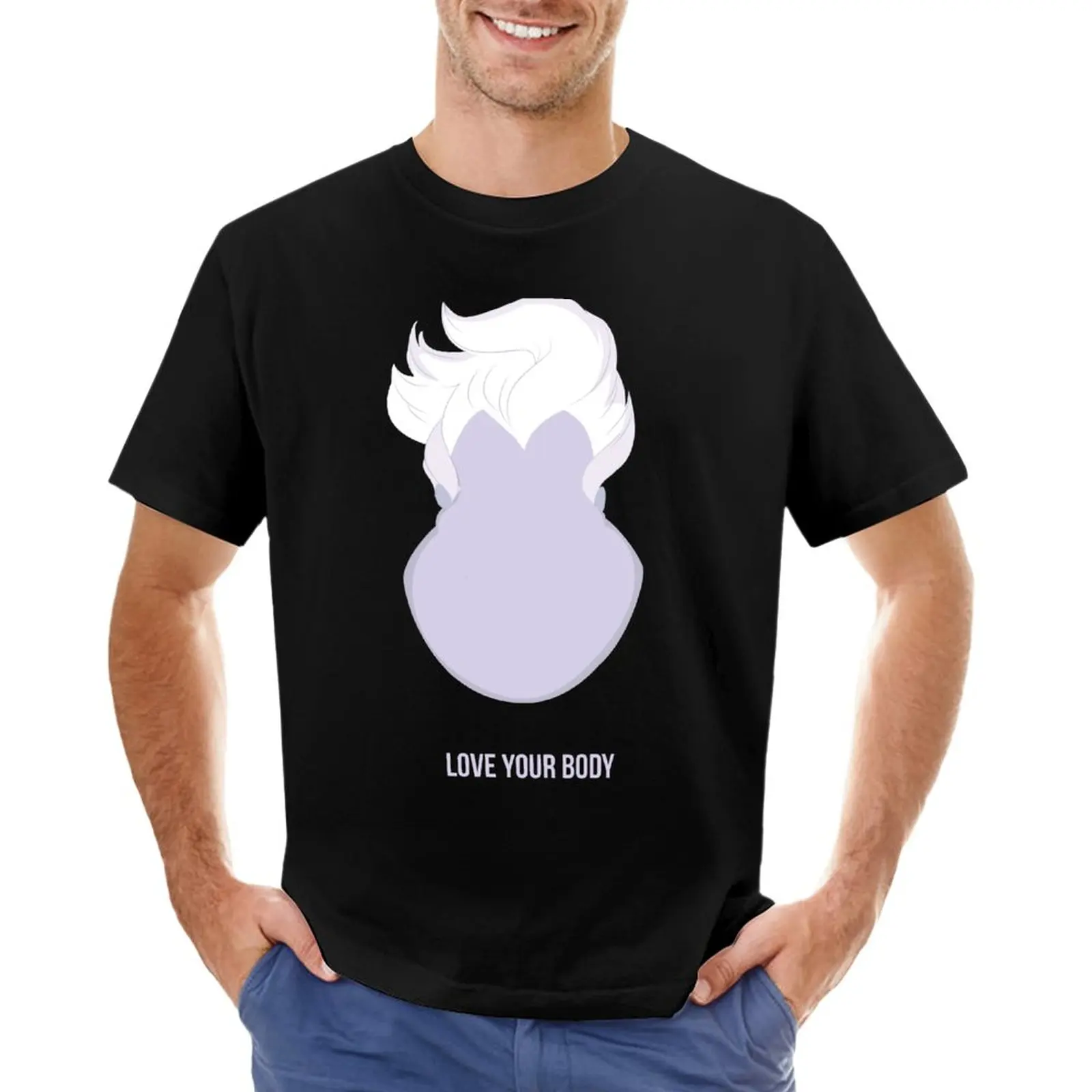 

love your body T-Shirt oversized for a boy summer top Men's t-shirts