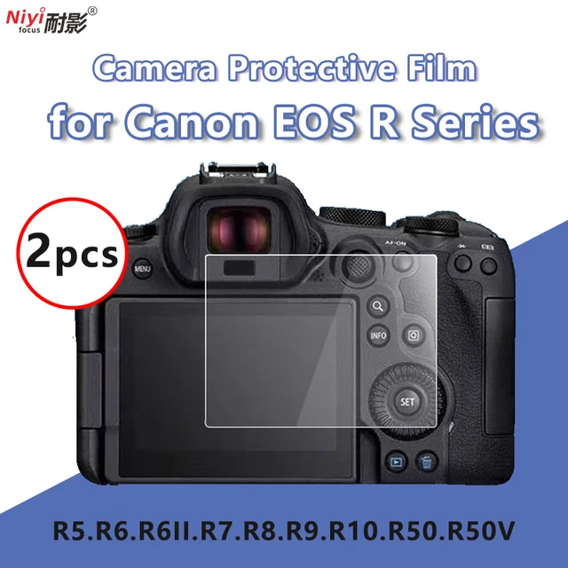 Pack 2 Protectores Cámara Vidrio Templado Canon EOS R/R6/R7/R8/R10/R50/RP — 9H 1