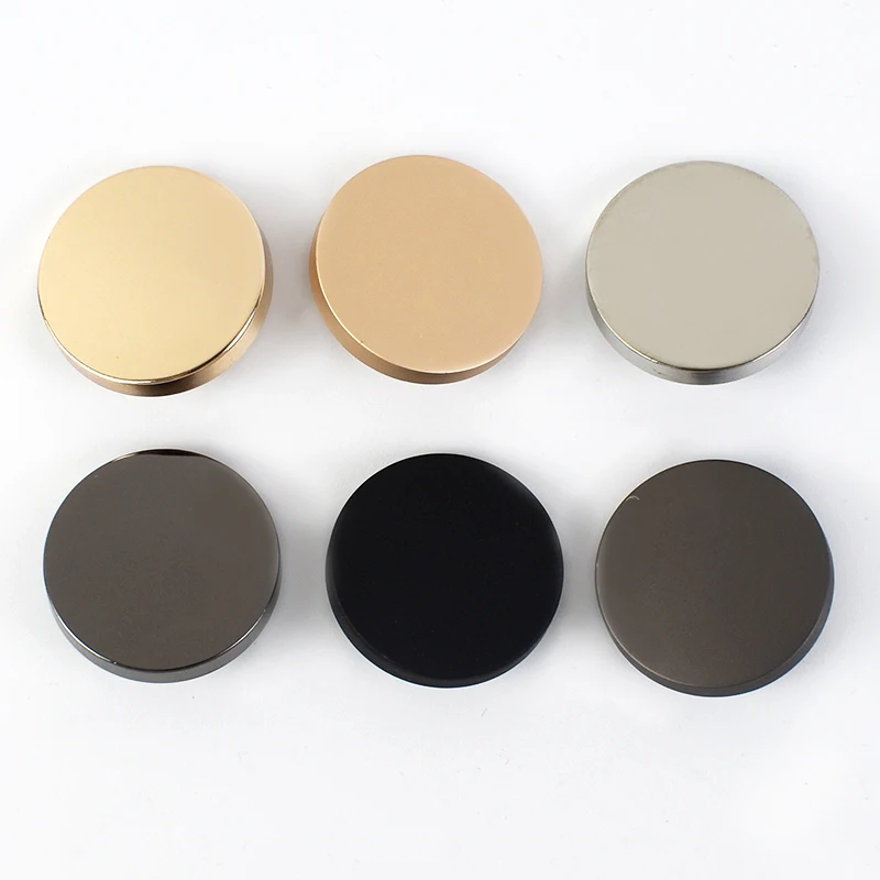 Bottoni A Pulsante Metallici Argento - 10 Pezzi Per Cucito E DIY - Foto 11