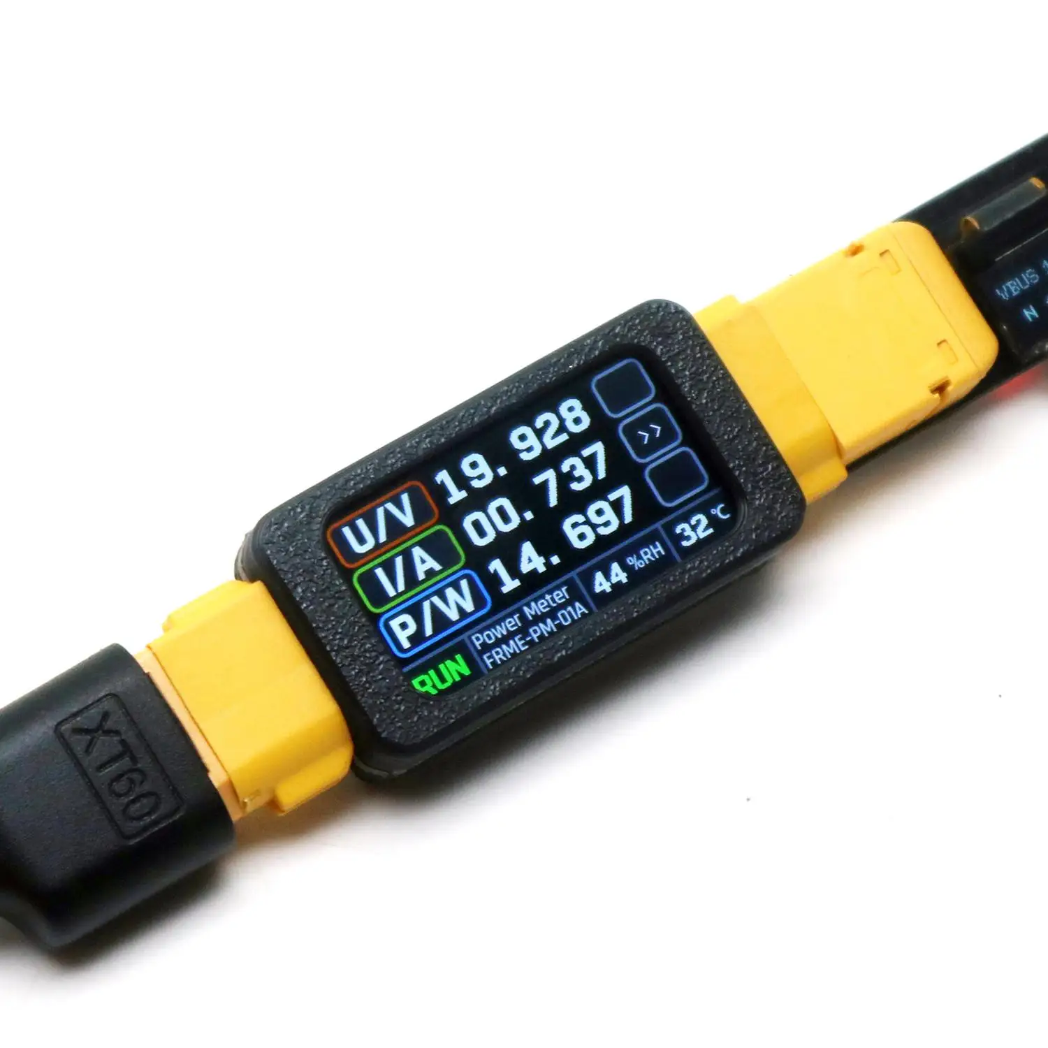 XT60 60A Bidirektionales DC-POWER Spannungs- und Strommessgerät Drohnen-RC-Batterieladegerät Lade- und Entladetester Digitales Amperemeter TEMP – Detail 2