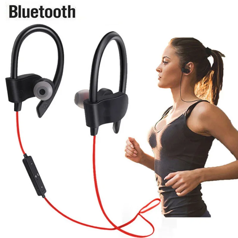 Wireless Bluetooth Headphones Stereo Hook Headset Music Sport Earphone Gaming Handsfree Earphone for All Smart Phones Audifonos 6