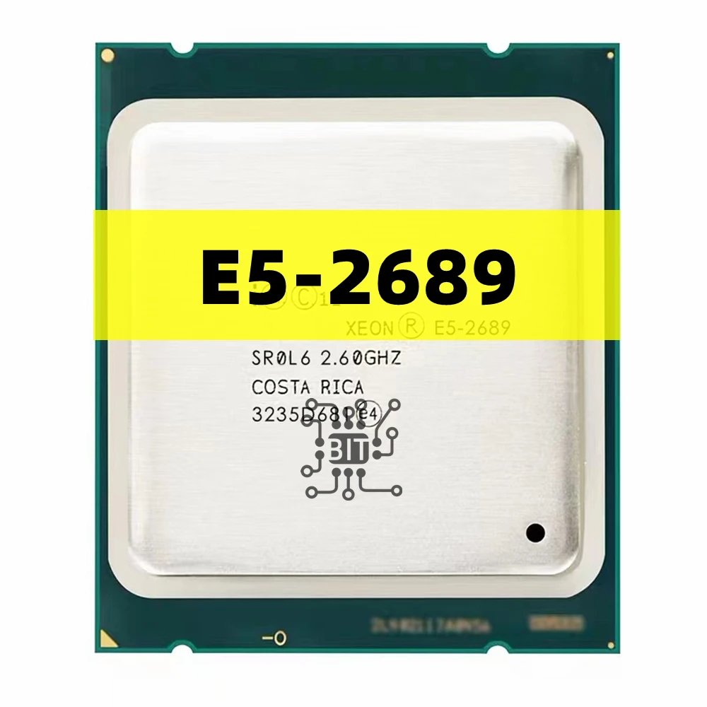 Processador Cpu Oito Núcleos Dezesseis Thread 20m 115w Lga 2011 26 Ghz Xeon-e5 2689