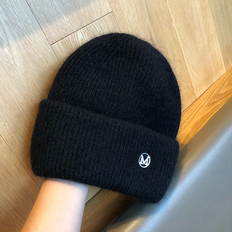 Nuovo arrivo inverno caldo berretti lavorati a maglia donna all'aperto designer di marca lettera cappello spesso hip hop berretti moda alla moda cool_voghion.com