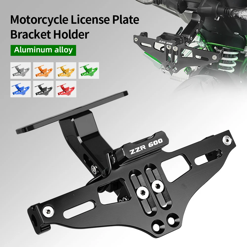 

FOR KAWASAKI ZZR600 1990 1991 1992 1993 1994 1995 License Plate Holder Bracket Tail Tidy Fender Eliminator Registration Plate