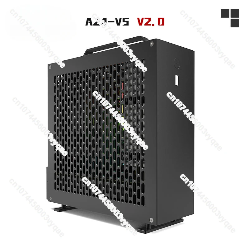 

In Stock Lzmod Mini A24-V5 2.0 Dual Slot Single Display 1U Power Supply ITX Chassis Double-Sided Chamfering