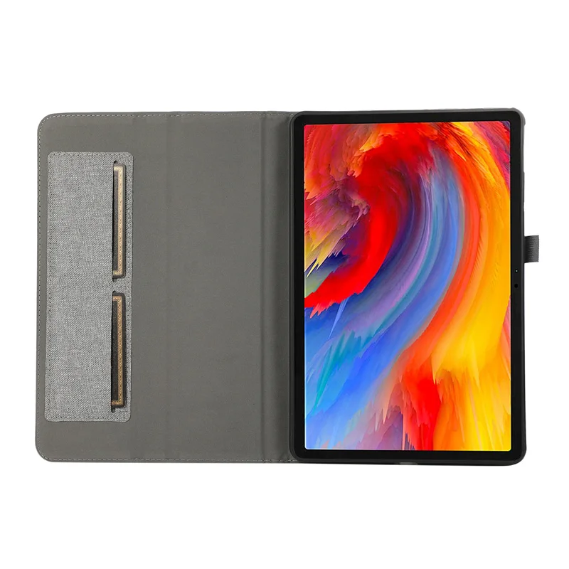 Soft Fabric Flip Stand Case for Lenovo Idea Tab 11 Tablet