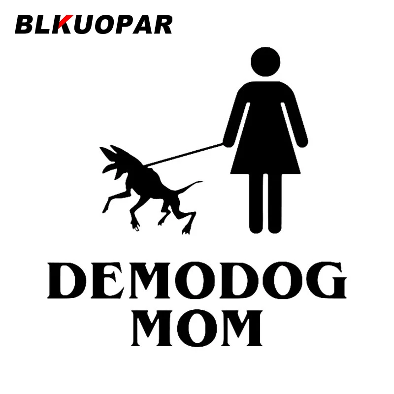 

BLKUOPAR Demodog Mom Women Lead Dogs Graphics Car Stickers Sunscreen Personality Decal Creative Laptop Motorcycle Car Goods