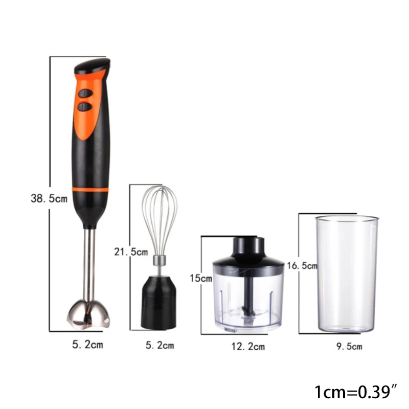 4-in-1 Multifunctional Hand 300W Immersion Mixer Vegetable Grinde food mixer handheld blender