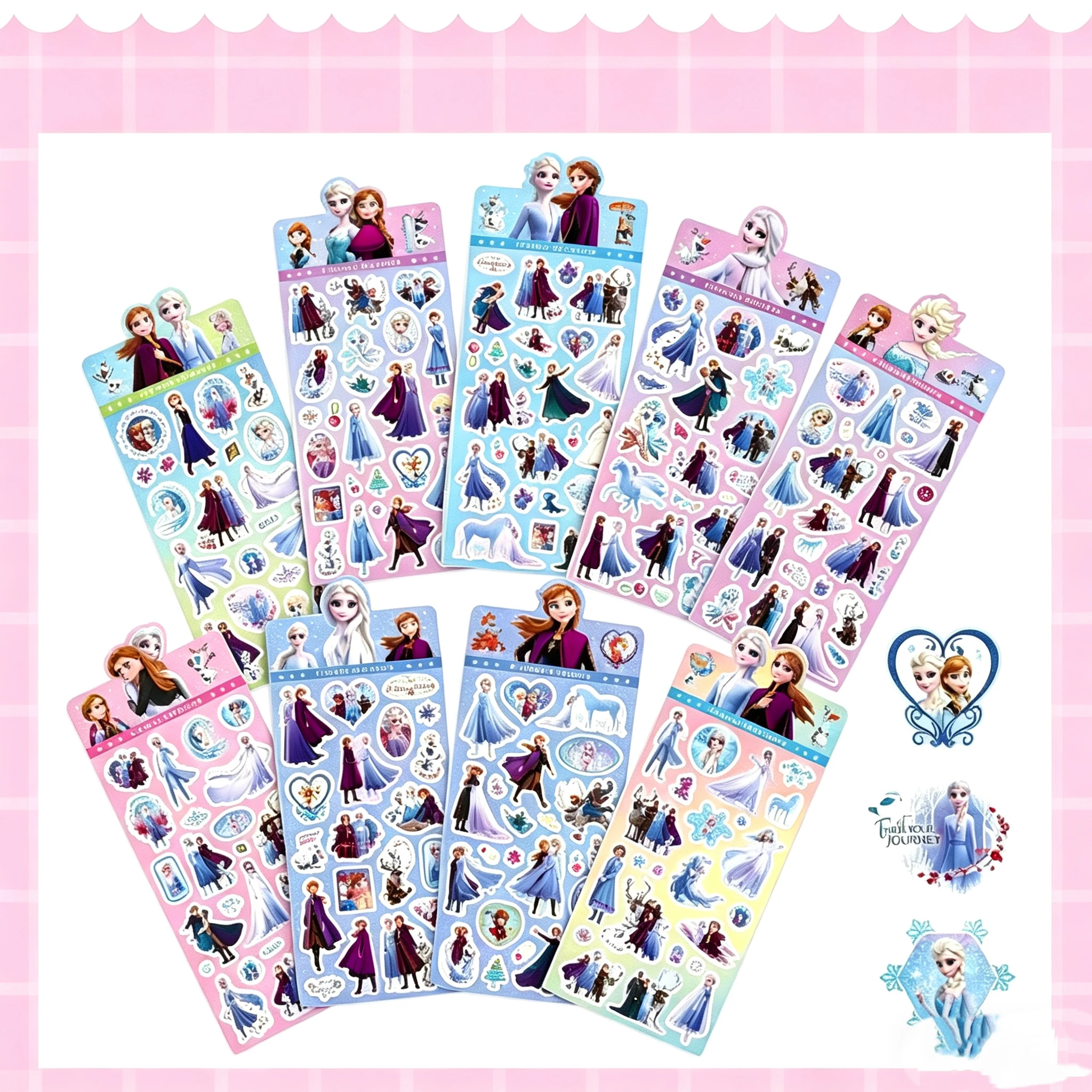 Pack Stickers Disney La Reine des Neiges Elsa et Anna pour Enfants