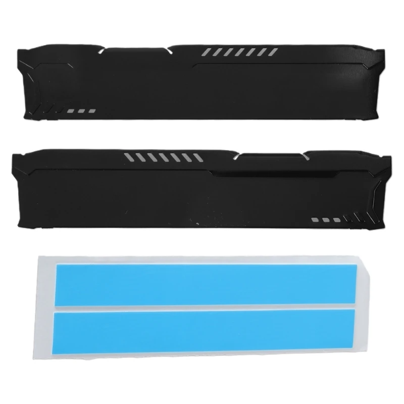 1 세트 RAM 방열판 라디에이터 냉각 방열판 쿨러, DDR2 DDR3 DDR4 데스크탑 메모리 방열 패드